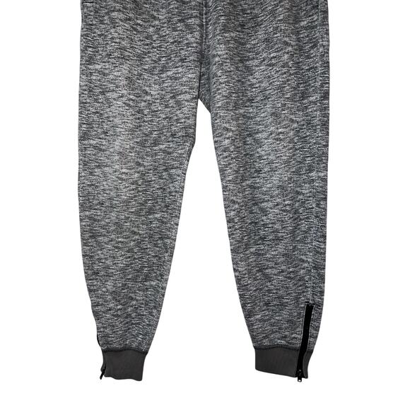 Hollister Pants Womens Sz S Heather Gray Zip Leg Elastic Waist Jogger Sweatpants - Picture 3 of 13
